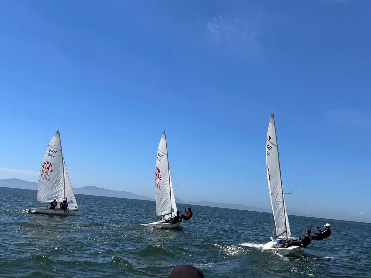 aidai_sailing's tweet photo. 愛知大学体育会ヨット部です！⛵️⭐️
本日から2025年の新歓について投稿していきます🙌
これからどんどんヨットの魅力を語っていくのでぜひフォローお願いします！！
#春から愛大 #春から愛知大学 #大学生 #新歓 https://t.co/HMNdfrCxwl