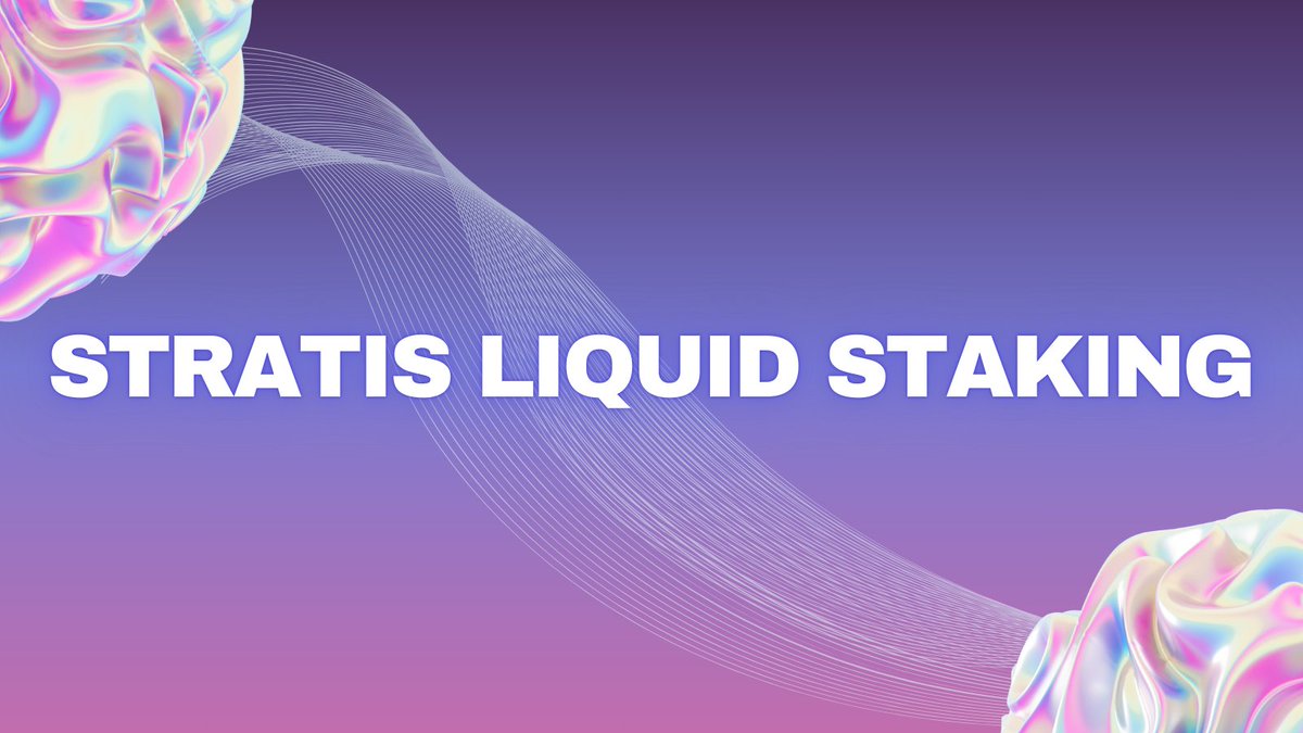 XertraPlatform's tweet photo. 🚀 Exciting news! We're thrilled to unveil the first liquid staking protocol on the Stratis blockchain. Get ready to unlock new opportunities! #crypto #DeFi #LiquidStaking

https://t.co/G9I7dsQAaR https://t.co/0tDvZVe9Vy