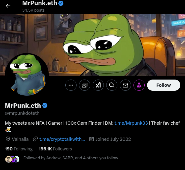 SolandyBoy's tweet photo. Bro (@mrpunkdoteth) made $10M by launching his own coin, I mean he basically scammed 200K people by 200M$ market Cap.
But u gotta Appreciate skill level. 
-->Note: Never Buy a meme coin in hurry of launch, wait 5 min, price always drops once before going up. https://t.co/jPvcmES7Rx