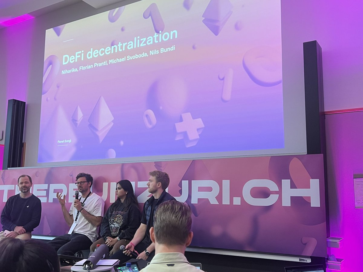 Not your key, not your coin? 

The Spectrum of Decentralization

DeFi aims to be trustless &amp; permissionless, but how decentralized is it really? At <a href="/EthereumZurich/">EthereumZuri.ch</a> we just explored some of the key trade-offs shaping the future:

⚖️ Security vs. Usability – Can self-custody be