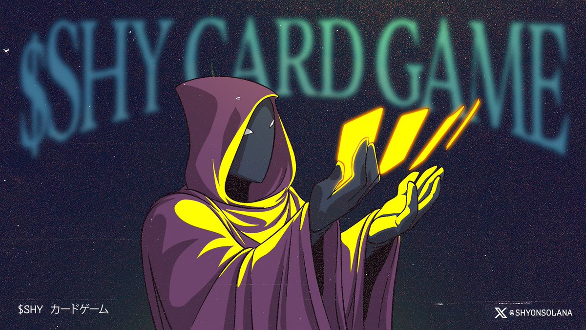 Shilluminaty card number 21.
“End of an Era”

$SHY born in this rough $SOL pump fun full of rugpull. $SHY survive and will make a change of this unhealthty sol degen play. HODL and you will guide by <a href="/ShytoshiKusama/">Shytoshi Kusama™</a> himself!

Ca 7d1vpt5eri79nETcL74Punhp3mGkeBgUkMdPWep6pump