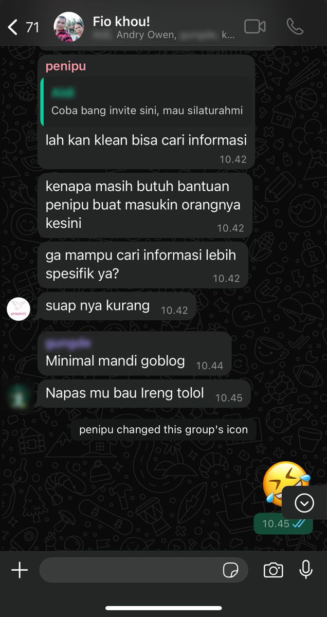 dutchken10's tweet photo. Untuk nomor kedua pelaku tersebut masih aktif dan bisa dihubungi. Dia bahkan ngata ngatain bapak gue tolol karena gampang ditipu. PLEASE TWITTER DO YOUR MAGIC.
 Nomor tlp andry owen +62819//1041-1578 

ps; ini gue masukin ke grup bareng temen" dan dia aktif ngerespon disana. https://t.co/VkkutVaaEF