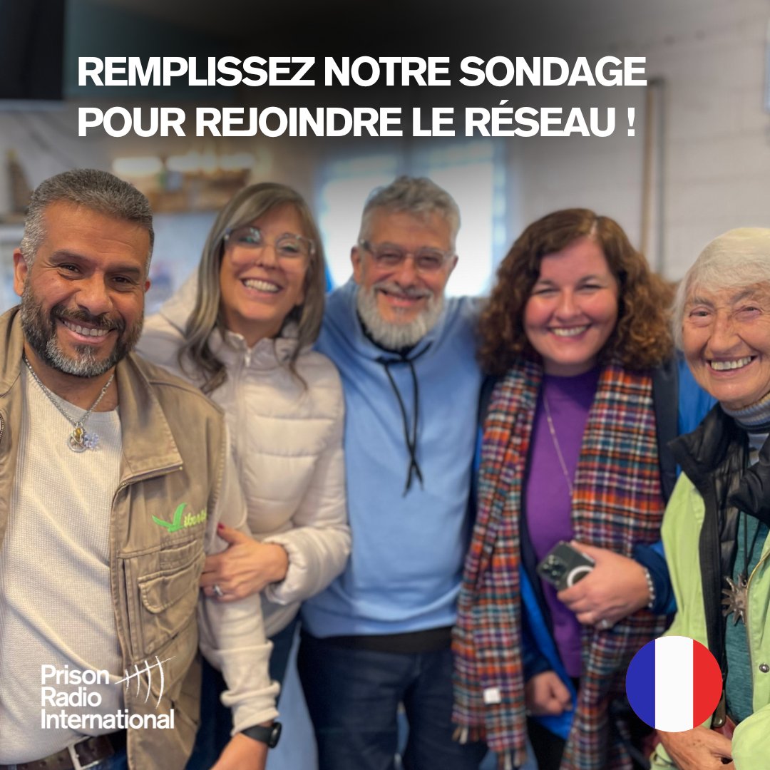 🇫🇷 🎙️ Vous avez développé ou cherchez à développer un projet de radio en prison ?  Nous serions ravis que vous fassiez partie de ce mouvement mondial en pleine croissance ! Cliquez ici: uk.surveymonkey.com/r/GlobalPrison…