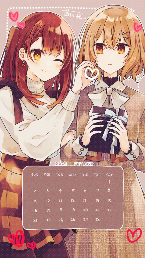 ❤️┄┄┄┄┄┄┄┄┄ #わたたべ 公式Ⅹ限定 2⃣月カレンダー