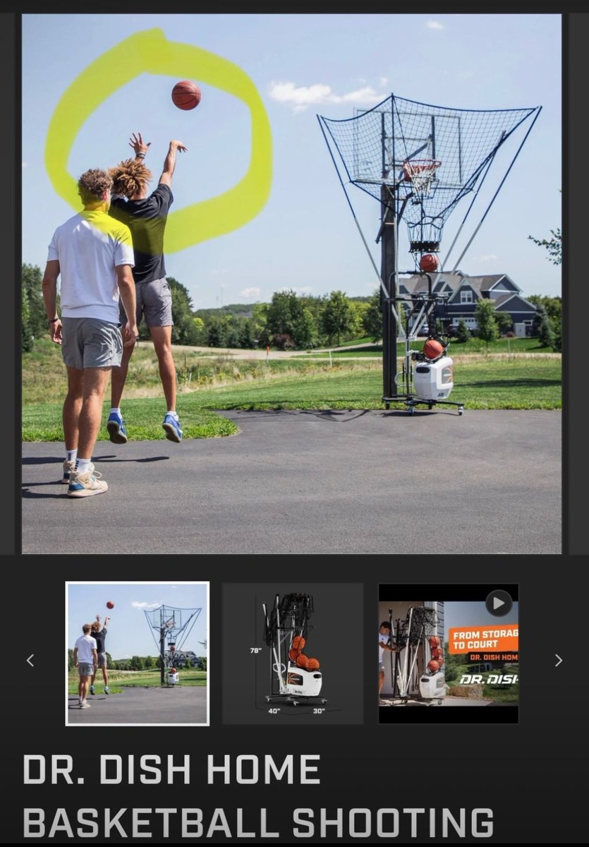 TruRepTech's tweet photo. State-of-the-art training tools like the Dr. Dish machine can revolutionize how players train—but there’s a critical piece of the puzzle often overlooked.. “Correct Shooting Mechanics”

These images highlight “Guide Hand Thumb Flick” when players use Dr. Dish with poor shooting form. This is a very common issue found in players around the world and without proper fundamentals, even the best tools can’t unlock a player’s full potential.

Enter TruRep—a smartwatch app that focuses on improving shooting mechanics through AI-driven feedback. Imagine pairing TruRep with Dr. Dish: players would not only get the benefit of consistent reps but also ensure every shot is taken with proper mechanics.

Let’s elevate basketball training to the next level. Invest in tools and technique. The results will speak for themselves!

Learn more @ https://t.co/K4rwKrJRGS