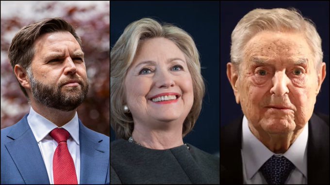 🚨BREAKING: JD Vance declared, "George Soros and Hillary Clinton did not deserve the Medal of Freedom. They should be investigated for their influence on global politics and the misuse of their power."

Do you agree with JD Vance?

YES or NO?