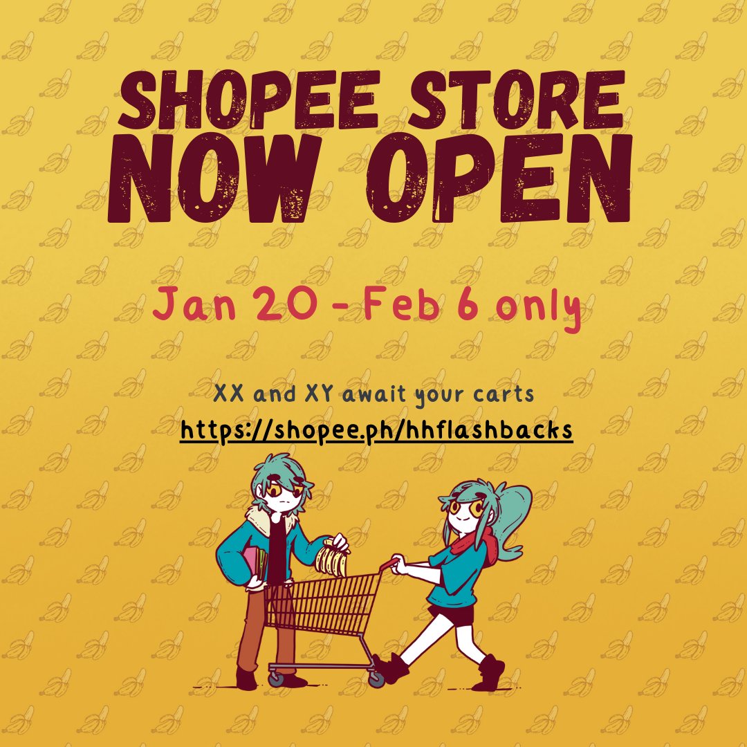 Isang linggo na lang before we close shop again! 

shopee.ph/hhflashbacks