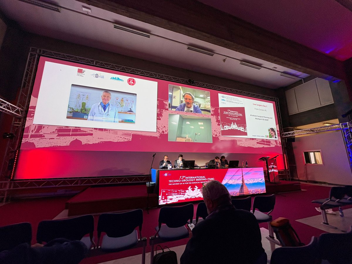 AlbertoCaviglia, MD, FEBU (@albertocavuro) on Twitter photo Honoured to be with <a href="/agalfano/">Antonio Galfano</a> and my friend and colleague Michele Barberi performing live retzius-sparing radical prostatectomy at <a href="/TechnoUro/">13th Techno-Urology Meeting (TUM)</a> with AI guidance
<a href="/aldomassimo10/">Aldo Bocciardi</a> <a href="/ospniguarda/">Ospedale Niguarda</a> <a href="/UOnlus/">UAN onlus Urological association Niguarda</a> <a href="/PorpigliaF/">Porpiglia Francesco</a> <a href="/danieleamparore/">Daniele Amparore</a> #Tum25 #RetziusSparing #prostatectomy #prostatecancer Honoured to be with <a href="/agalfano/">Antonio Galfano</a> and my friend and colleague Michele Barberi performing live retzius-sparing radical prostatectomy at <a href="/TechnoUro/">13th Techno-Urology Meeting (TUM)</a> with AI guidance
<a href="/aldomassimo10/">Aldo Bocciardi</a> <a href="/ospniguarda/">Ospedale Niguarda</a> <a href="/UOnlus/">UAN onlus Urological association Niguarda</a> <a href="/PorpigliaF/">Porpiglia Francesco</a> <a href="/danieleamparore/">Daniele Amparore</a> #Tum25 #RetziusSparing #prostatectomy #prostatecancer
