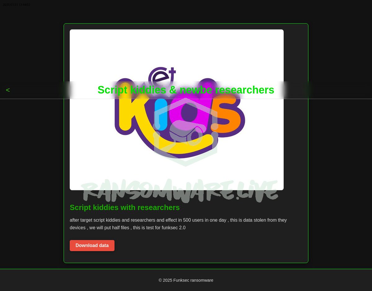 TweetThreatNews's tweet image. A recent article highlights the confusion around &quot;scriptkiddies&quot; and &quot;newbe researchers,&quot; who often lack technical skills and experience. Understanding these terms is crucial for clearer communication. 🖥️🔍 #Funksec #TechConfusion

link: ift.tt/E9CnTsx