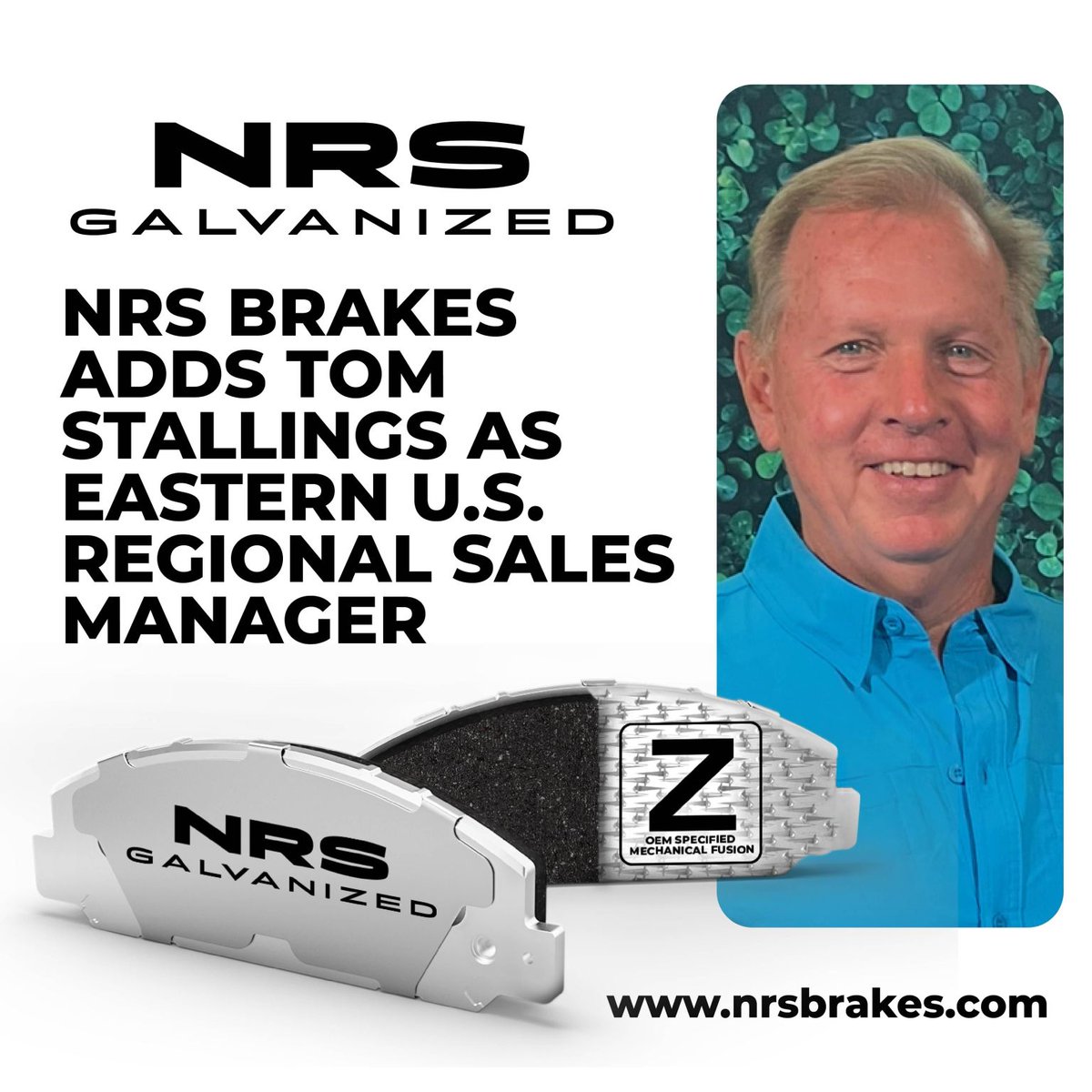 NRSBrakes's tweet photo. NRS Brakes adds Tom Stallings as their new Eastern U.S. Regional Sales Manager. Please help us in welcoming Tom to our team!

Read more >>>https://t.co/2Ib4ya9XFc https://t.co/02l2ezWwjD