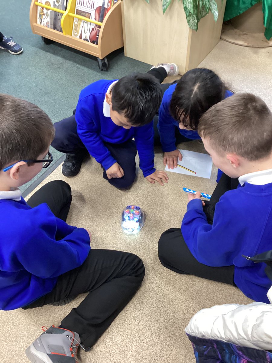 In Computing, the Robins &amp; their buddies have been learning to programming using BeeBots.