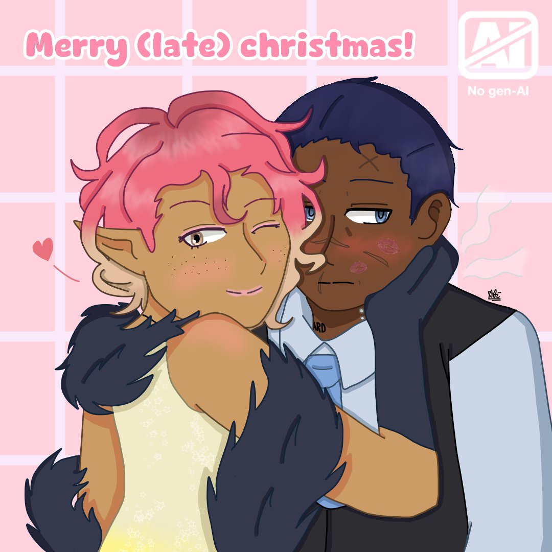 scgarden02's tweet photo. Secret santa annual drawing with my best friends in discord <3 this year, I got @chocobbees request. Hope you like 'em muah 🌹 https://t.co/6NrWFASnCO