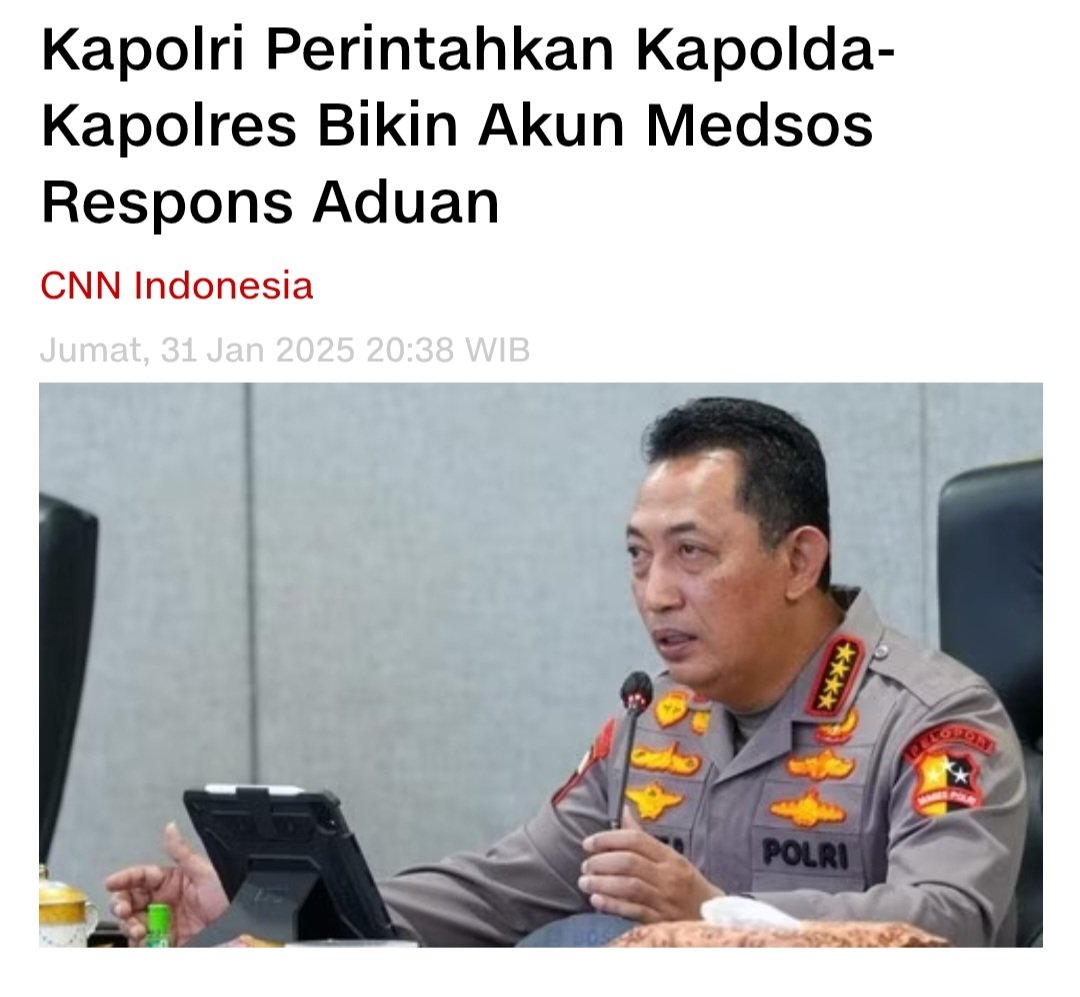 JhonSitorus_18's tweet image. Ini terobosan yang keren, Kapolda dan Kapolres diperintahkan bikin akun medsos. Ini artinya ada &quot;potensi&quot; teman2 penegak hukum semakin transparan dan adil dalam melakukan penegakan hukum.

Tapi yang selama ini bermasalah adalah aduan langsung ke kantor polisi yang penuh dengan…