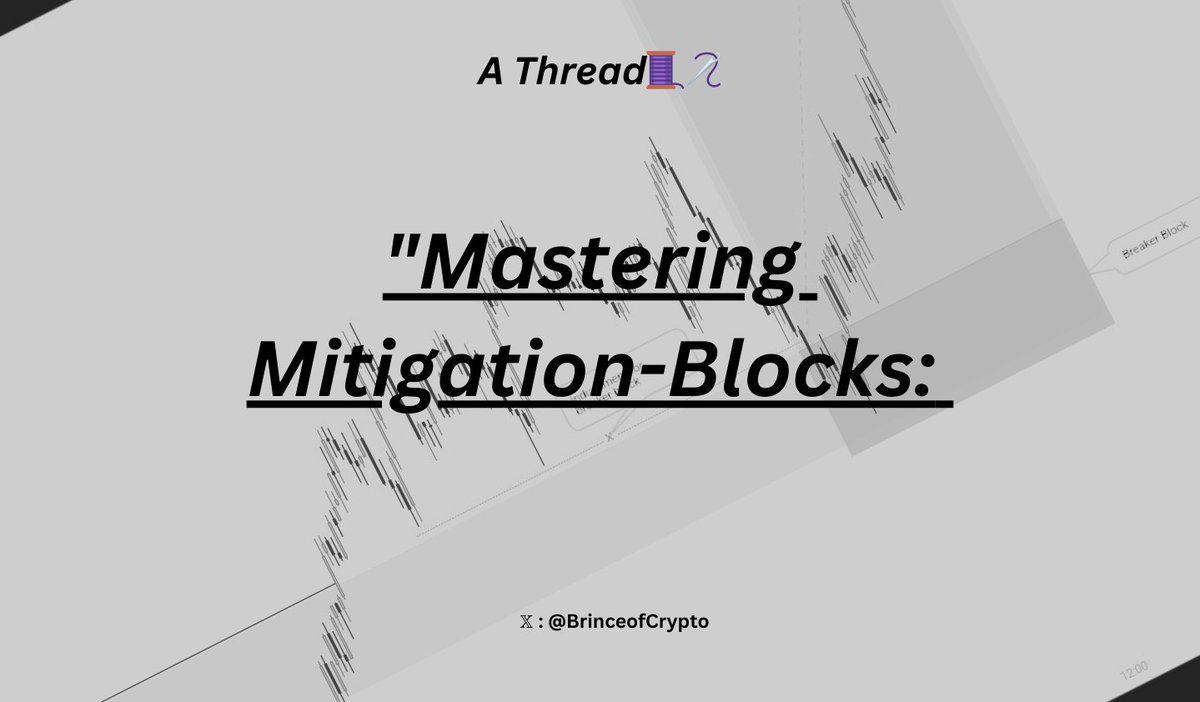 Brinceofcrypto's tweet photo. MITIGATION BLOCKS

Your trading strategy will fail if you don’t know when to trade with the trend or against it.

How do you identify and trade a valid Mitigation Block?

A short thread 🧵 https://t.co/fvmrZwE3T7