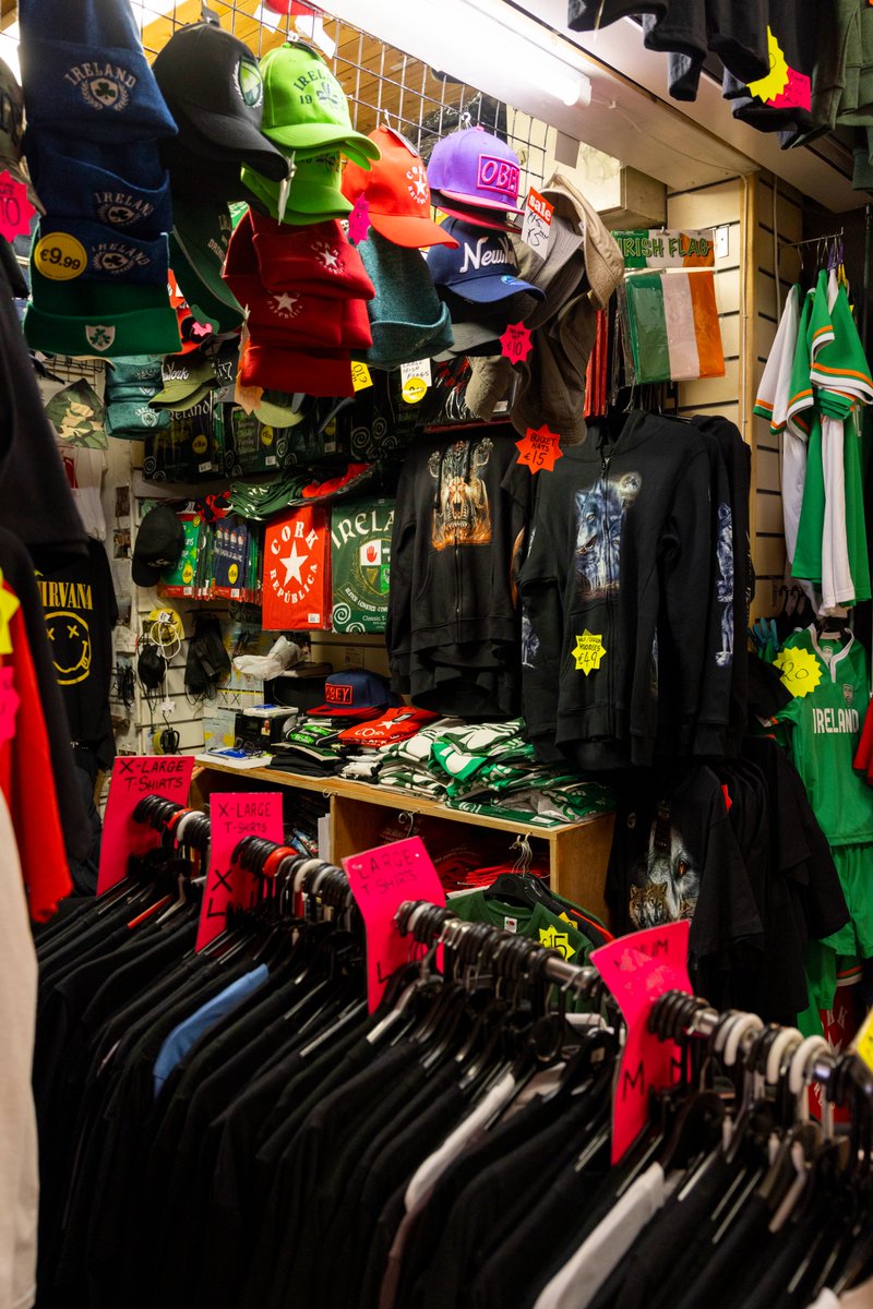 The Rave Cave has been a must-visit for music fans and Irish-themed t-shirts since 1983! Explore their legendary designs, including classics from The Beatles, Nirvana, AC/DC, and Thin Lizzy 🎸

#SupportLocal #LoveCork #LoveEnglishMarket