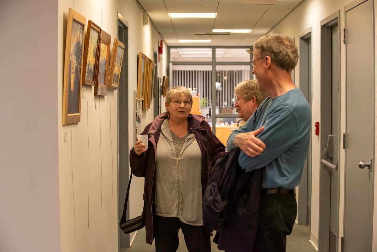 Currently in the Swedenborg Library: an art exhibition by local artist Brenda Rydstrom. “ I think because I am a Swedenborgian, I like to imbue each painting with an inner meaning - a symbolic idea around which the painting or series is based," Rydstrom says.