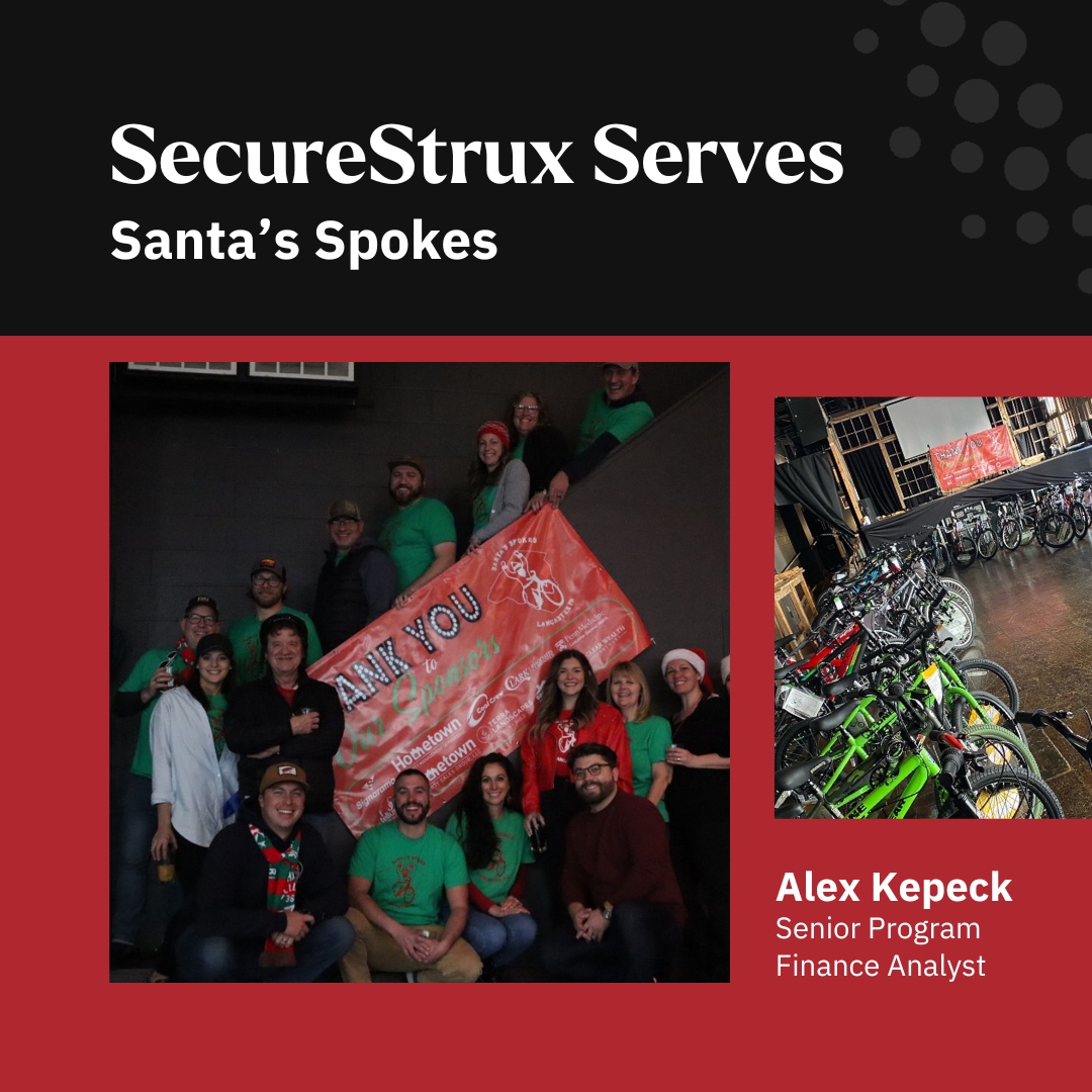 securestrux's tweet photo. We're proud to spotlight Alex Kepeck and his remarkable personal initiative with Santa's Spokes.

Through partnerships with the School District of Lancaster, Santa's Spokes provides deserving kids with new bikes, helmets, bike locks, and take-home meals on donation day. 🚲 https://t.co/mYSoN4wHs6