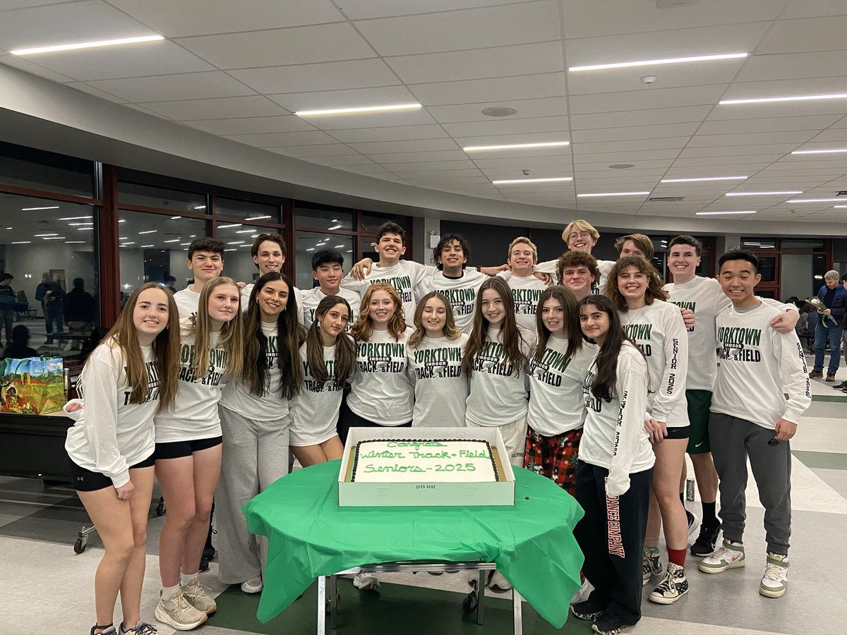 Congratulations to our Track &amp; Field seniors as we honored them at our senior night! A big thank you to all of our parents who volunteered and donated to help make this a very special evening!! ⁦<a href="/YCSD_Athletics/">Robert Barrett</a>⁩ ⁦<a href="/YHSDeGennaro/">Mr. Joseph DeGennaro</a>⁩ ⁦<a href="/CoachKornHusker/">Ingrid</a>⁩