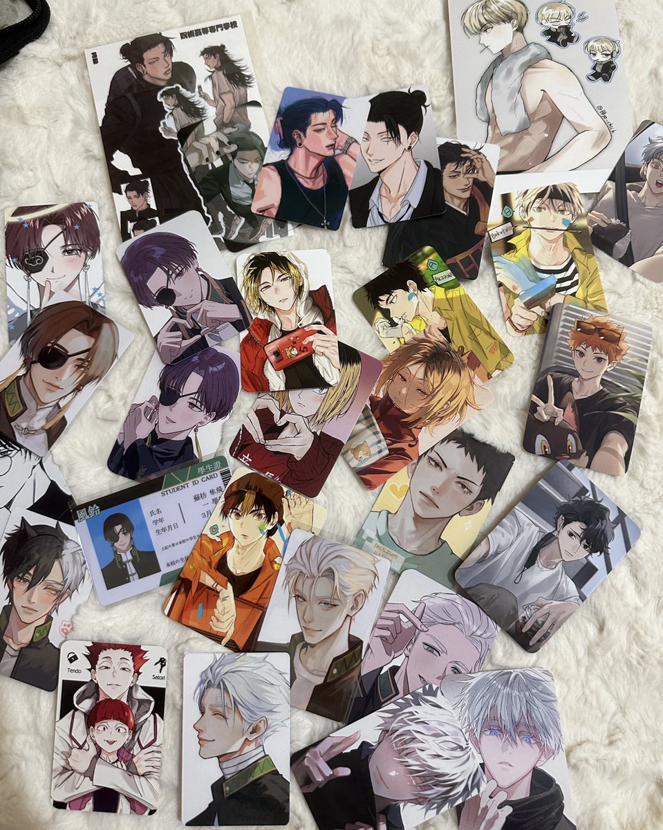 7etsuro's tweet photo. papels inch check!

# haikyuu haikyu jjk jujutsu kaisen wbk wind breaker photocard poca interest check wts lfb ph https://t.co/JMm2bPdwDl