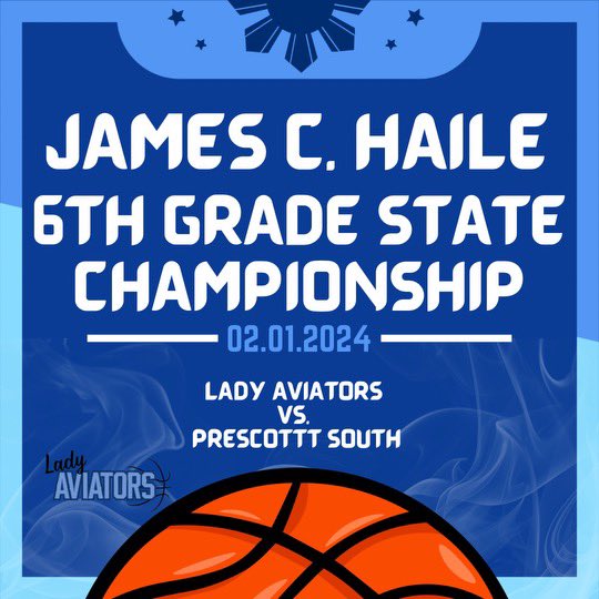 Come out and support our 6th grade Lady Aviators in the state championship tomorrow!