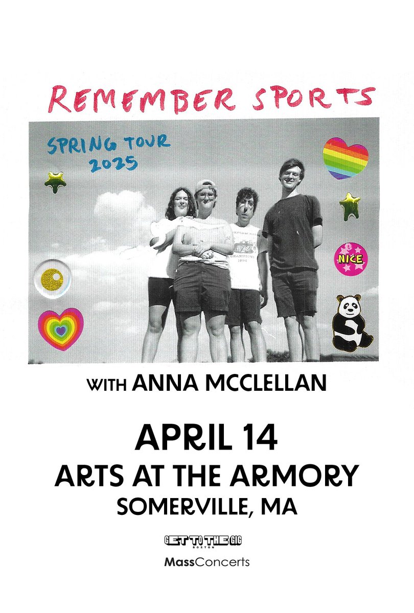 MassConcerts (@massconcerts) on Twitter photo JUST ANNOUNCED📣 <a href="/remembersports/">Remember Sports</a> takes their spring tour to <a href="/ArtsattheArmory/">Arts at the Armory</a> on 4/14 with Anna McClellan!
📅 Monday, April 14th
📍 Arts at the Armory
🎟 On Sale | NOW
🔗 hive.co/l/rememberspor… JUST ANNOUNCED📣 <a href="/remembersports/">Remember Sports</a> takes their spring tour to <a href="/ArtsattheArmory/">Arts at the Armory</a> on 4/14 with Anna McClellan!
📅 Monday, April 14th
📍 Arts at the Armory
🎟 On Sale | NOW
🔗 hive.co/l/rememberspor…