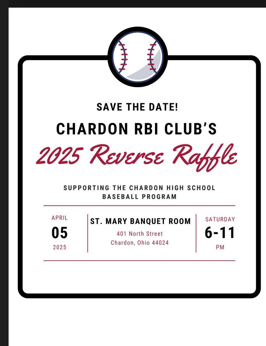 Chardon Baseball tweet media