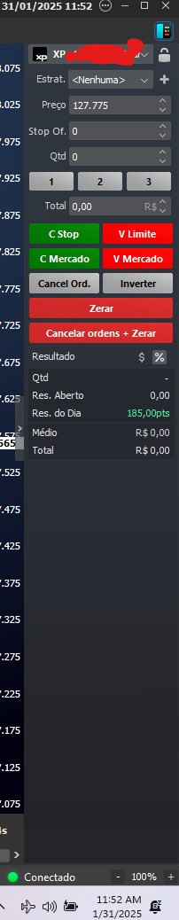 Hoje sem trade na abertura, mas agora consegui pegar um. Sextouuu!