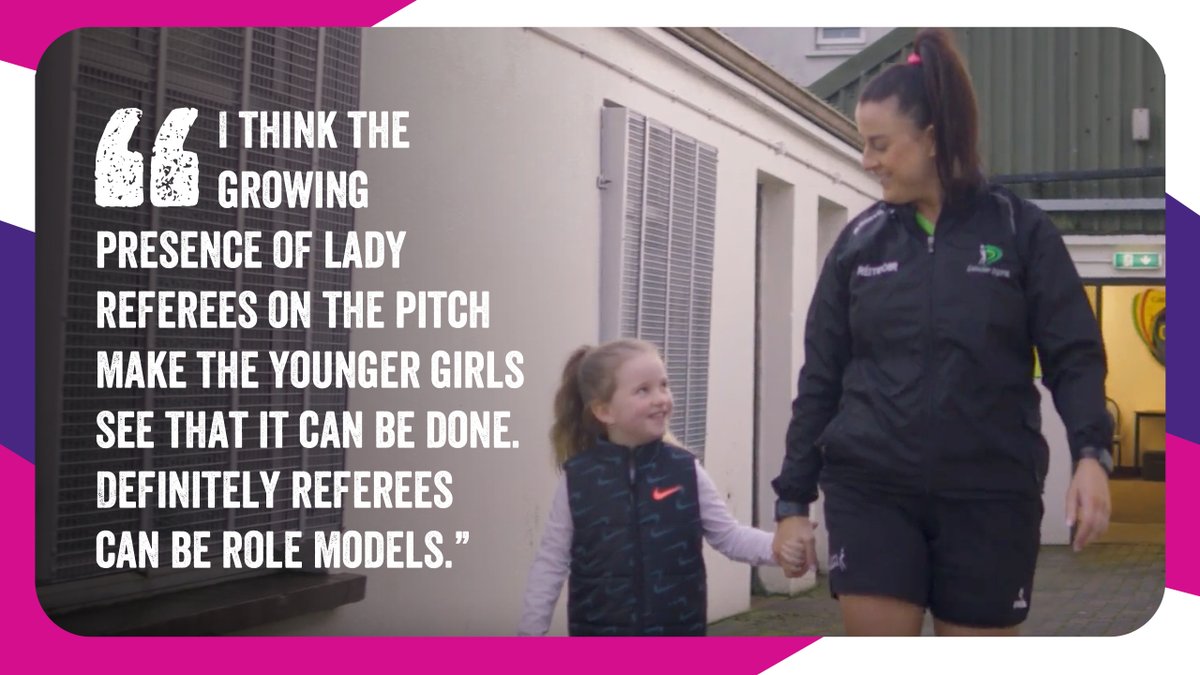 "I think the growing presence of lady referees on the pitch make the younger girls see that it can be done." 

We're with referee Marion Hayden for Episode #1 in our 2025 ‘Heroes of Today, Inspire the Next Generation’ video series!

Full video➡️ bit.ly/4aJKtxs