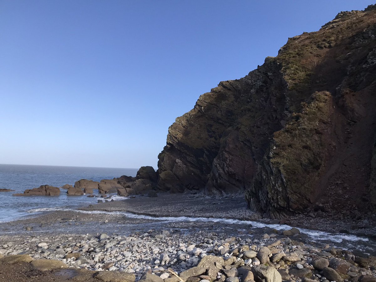 Walked Trentishoe Footpath 6 this morning.