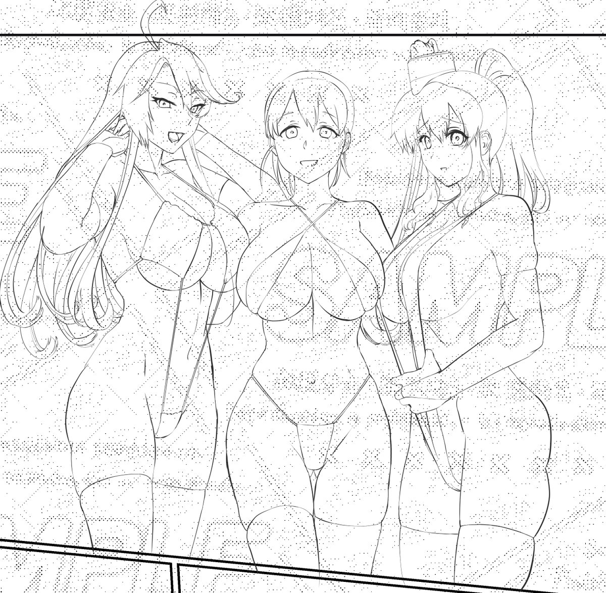 紐ビキニ米艦
柄は星条旗で 