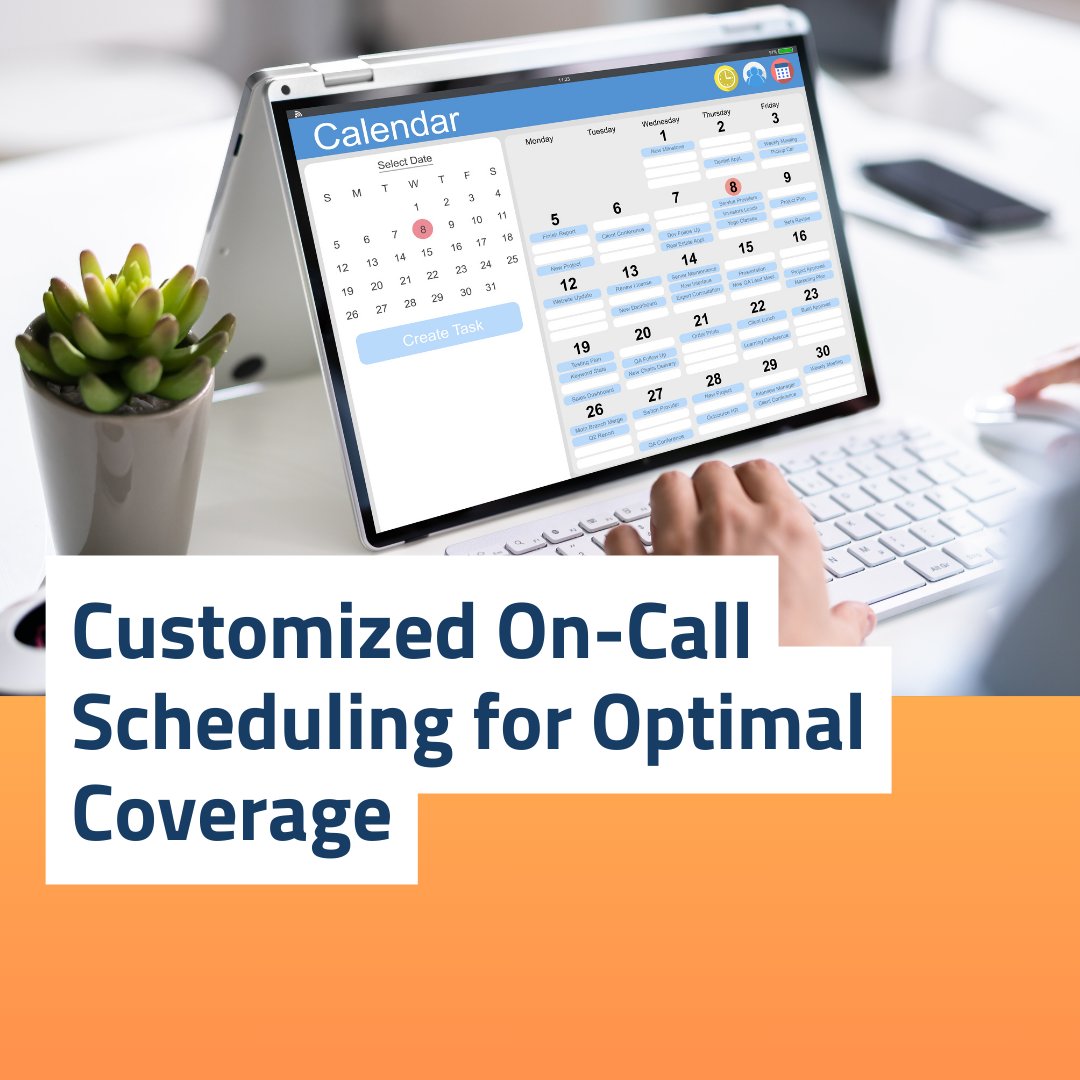 CallCCSP's tweet image. Stay organized, stay responsive. CCSP’s customized on-call scheduling keeps your team on top. 📅