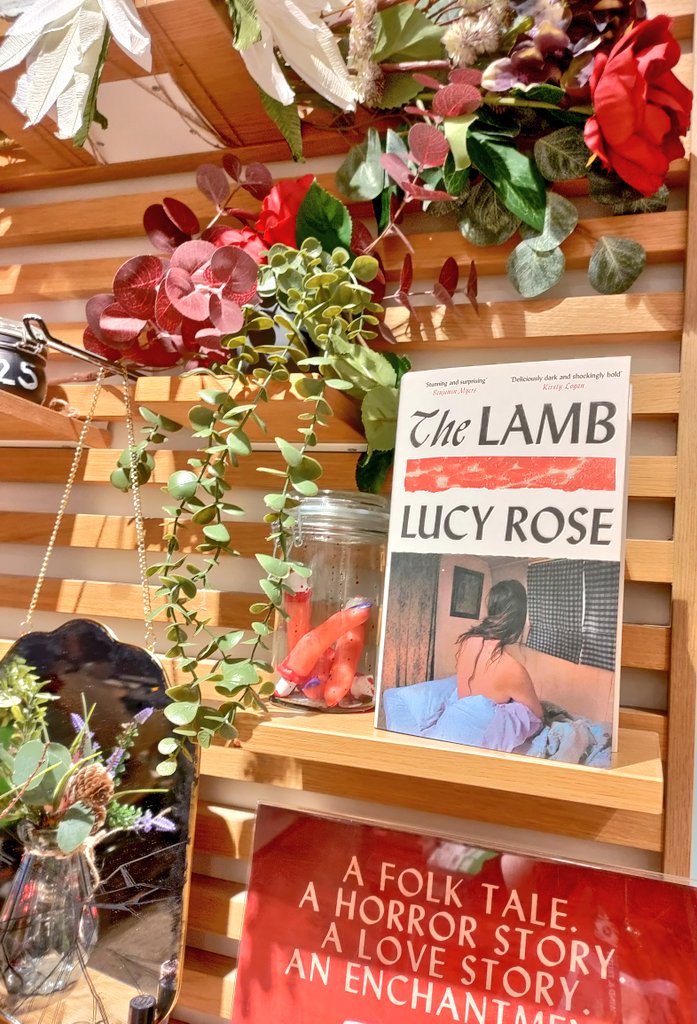 My favorite display I've ever done (don't tell the others). 'The Lamb' by the glorious @lucyrosecreates is now out in the world. <a href="/wnbooks/">W&N</a> <a href="/orionbooks/">Orion Publishing</a>