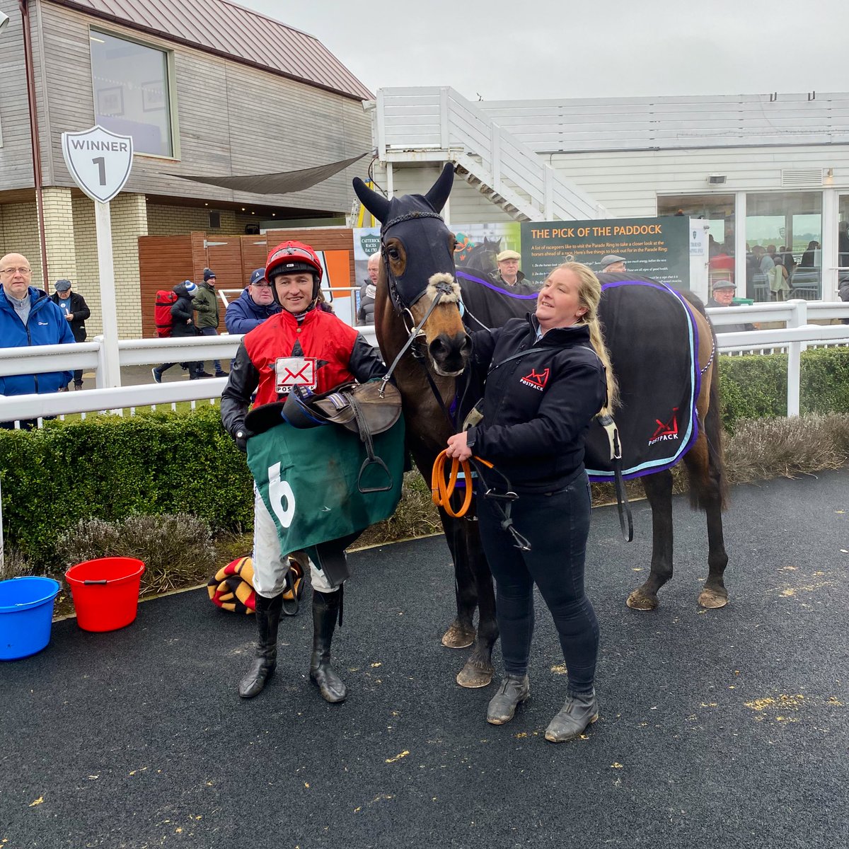 Catterick Racecourse (@catterickraces) on Twitter photo WE GOT YOUR BACK and Adam Wedge win the Join @racingtv Now Novices’ Handicap Chase, trained by <a href="/LauraMorganRace/">Laura Morgan Racing</a> for owners The Stagger Inn.
Congratulations to all! WE GOT YOUR BACK and Adam Wedge win the Join @racingtv Now Novices’ Handicap Chase, trained by <a href="/LauraMorganRace/">Laura Morgan Racing</a> for owners The Stagger Inn.
Congratulations to all!