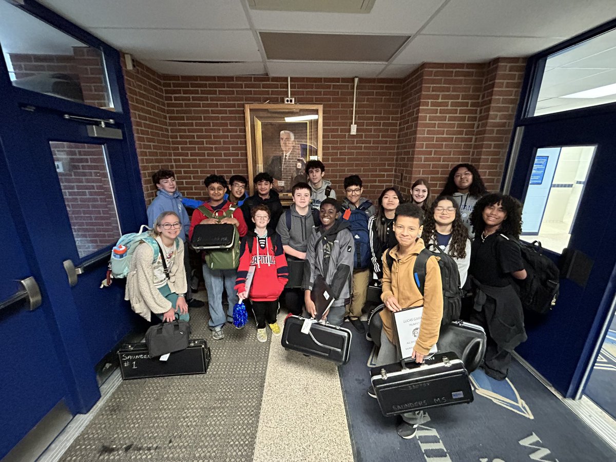 saundersband's tweet photo. On our way to Gainesville HS for All District Band!!! https://t.co/Ov8kzCjKeJ