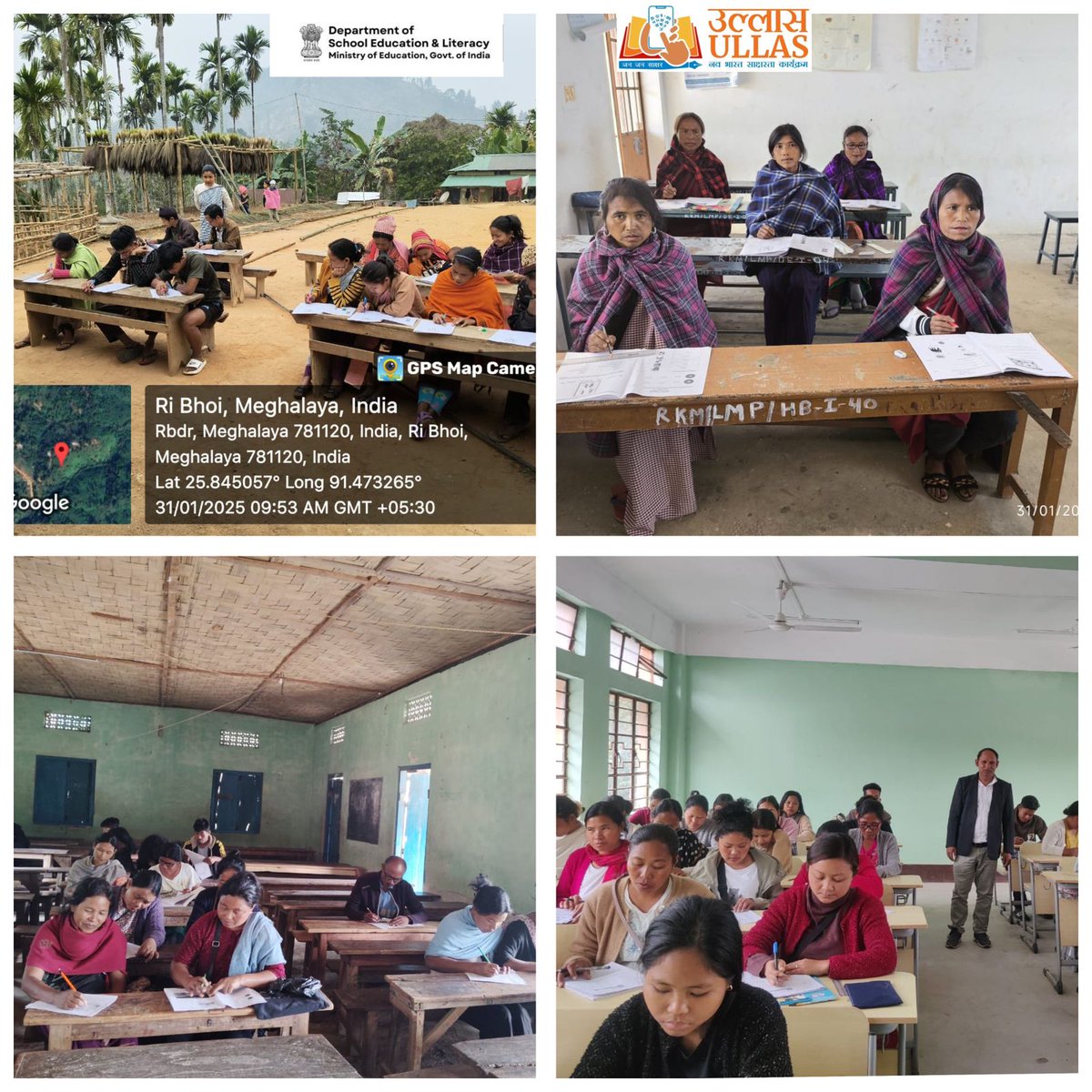 EduMinOfIndia's tweet photo. Under ULLAS - Nav Bharat Saaksharta Karyakram, Meghalaya successfully conducted the Foundational Literacy & Numeracy Assessment Test (FLNAT) on 31st Jan 2025! 

All 12 districts participated, and around 72,000 learners appeared for the assessment, making it a remarkable step forward in the journey towards Jan Jan Saakshar Bharat! 
#ULLAS #FLNAT #JanJanSakshar #literatebharat #adultliteracy