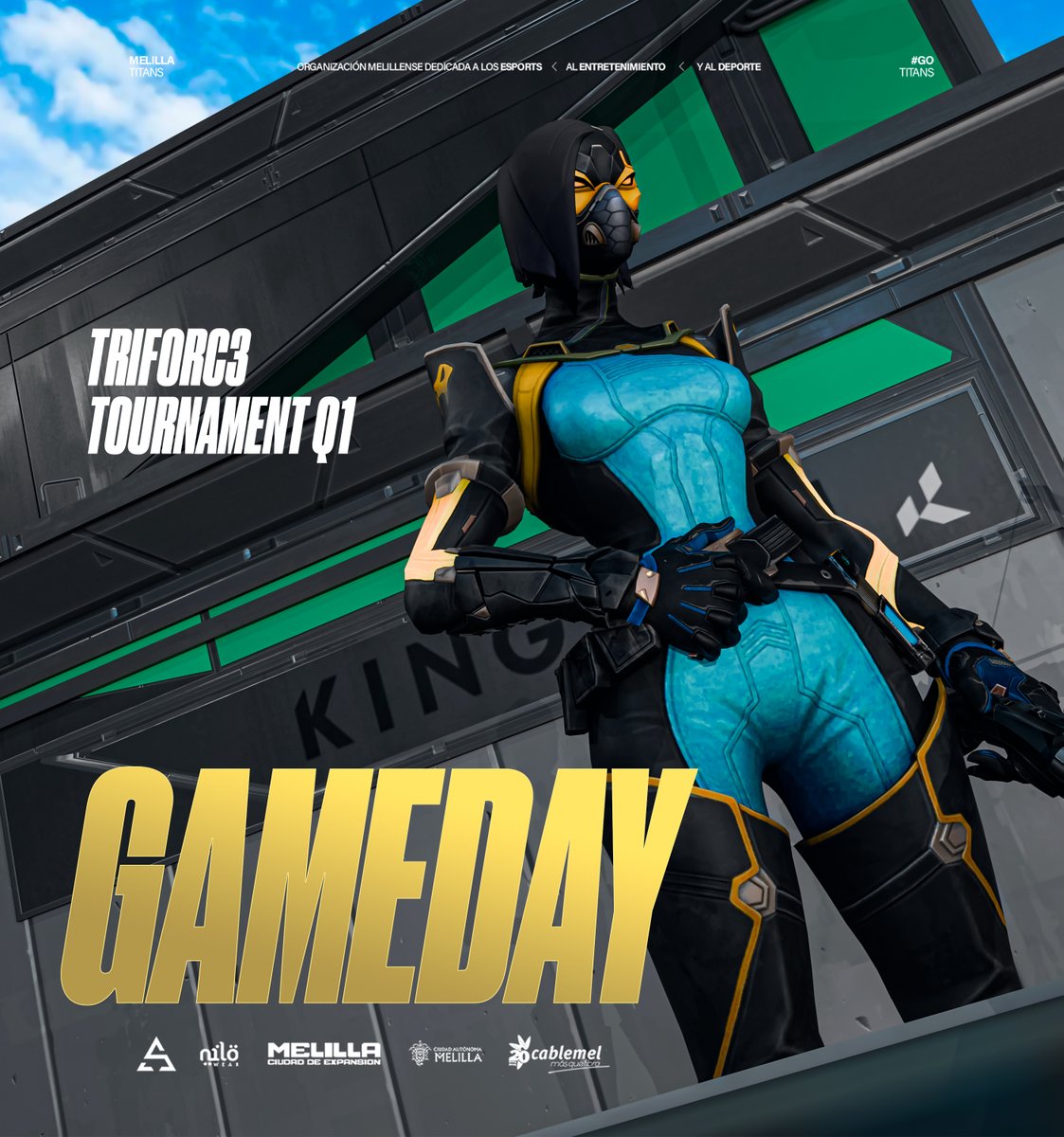 GAMEDAY | TRIFORC3 TOURNAMENT

Comienza la primera parada del CT de Valorant. Toca demostrar que somos el caballo ganador. 🐎

⏰| 18:00
🆚| TBD

#WeAreTitans || #MelillaDestinoDeInversion🏝️