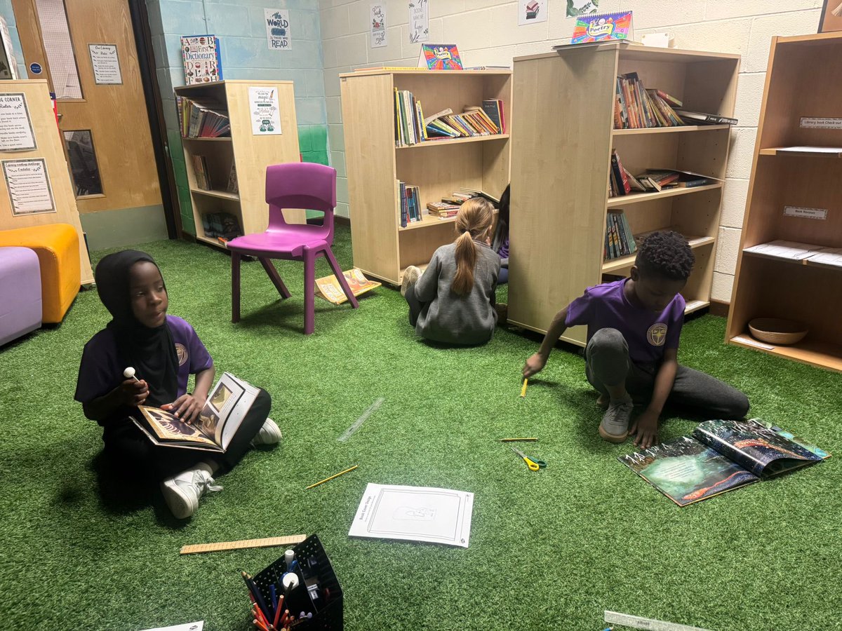 Braddock class reading  for pleasure in our school library, “It’s the best place in our school!” <a href="/KSL_Kirkdale/">Kirkdale St Lawrence</a> <a href="/OpenUni_RfP/">Reading for Pleasure 🧶</a> <a href="/ReadingatLLP/">Reading at LLP</a>