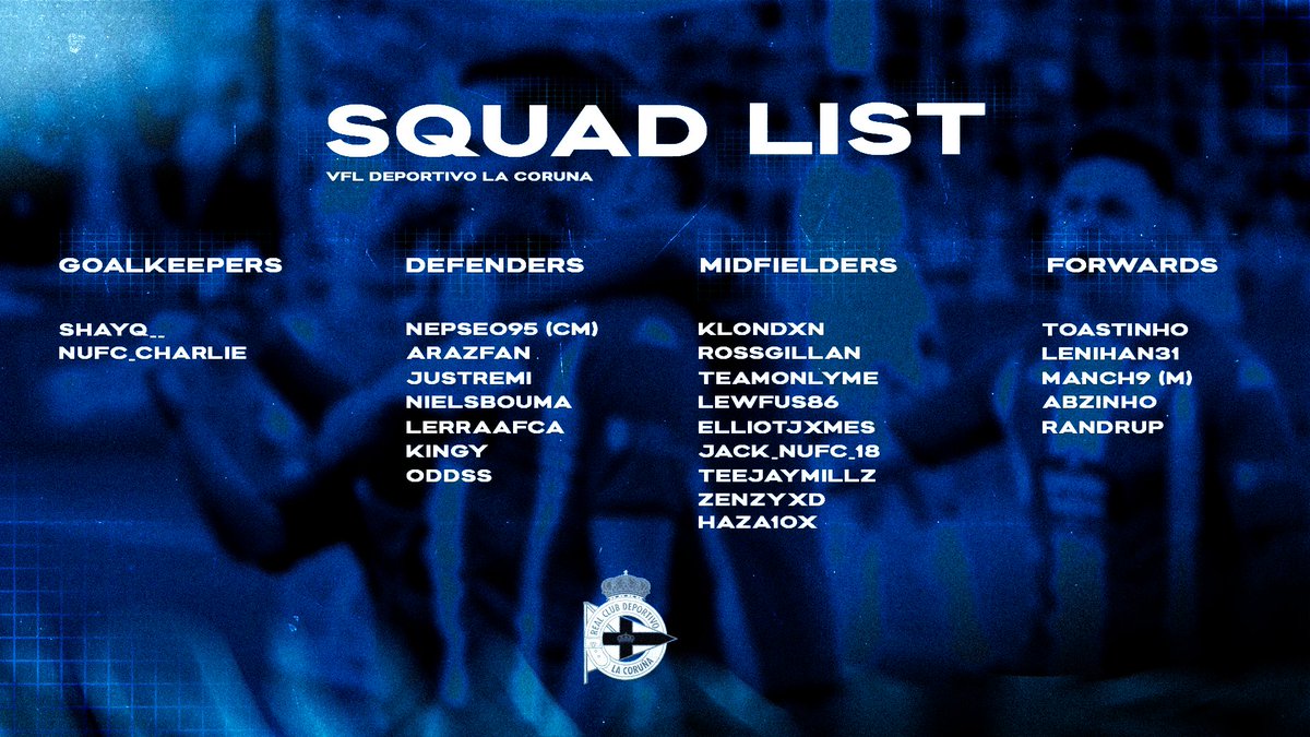 S63 Squad List. 

@_J67D 
<a href="/TheVFL_/">VFL</a>