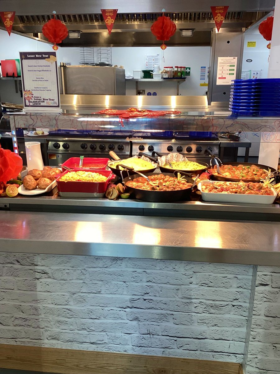 Today's festive menu in celebration of Chinese New Year! 🎉🥢