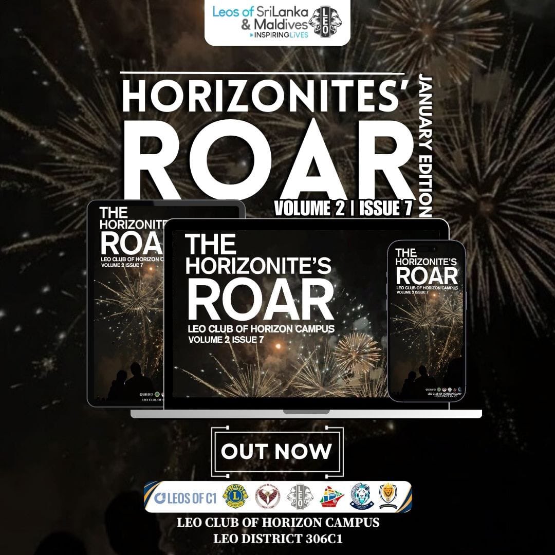 leoclubHC's tweet image. 📢 January Edition Alert!🚀✨

#HorizonitesRoar
#Januaryedition
#leosofC1 
#HorizonLeos 
#leadforachange 
#forabettertomorrow 
#leosofsrilankaMaldives 
#makeadifferencebeyondthehorizon