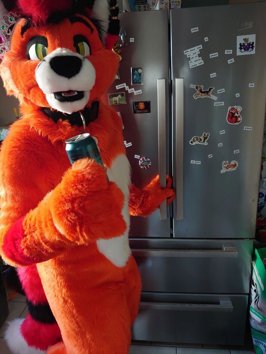 Oh, you want something too? What can I get you 

#fursuitfriday