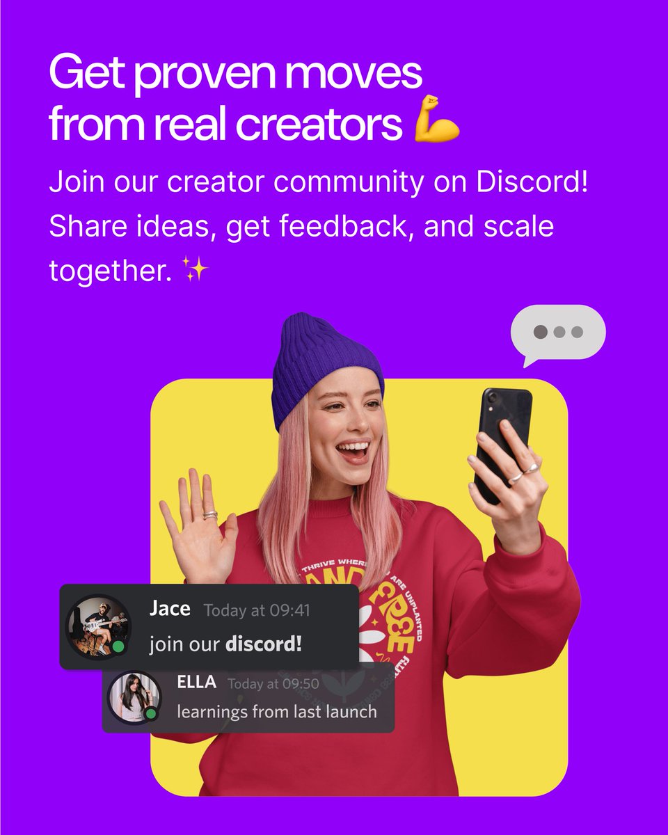 Stop guessing what works. Join Spring's new Discord community and learn directly from creators who are scaling their product businesses. Link in bio to connect!

discord.gg/VDzyfrfjVZ