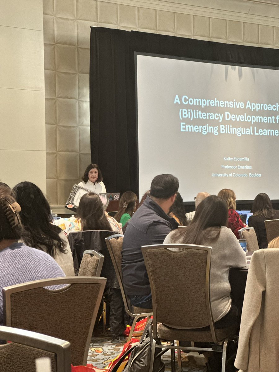 Great day of learning with Dr. Kathy Escamilla #biliteracyparatodos