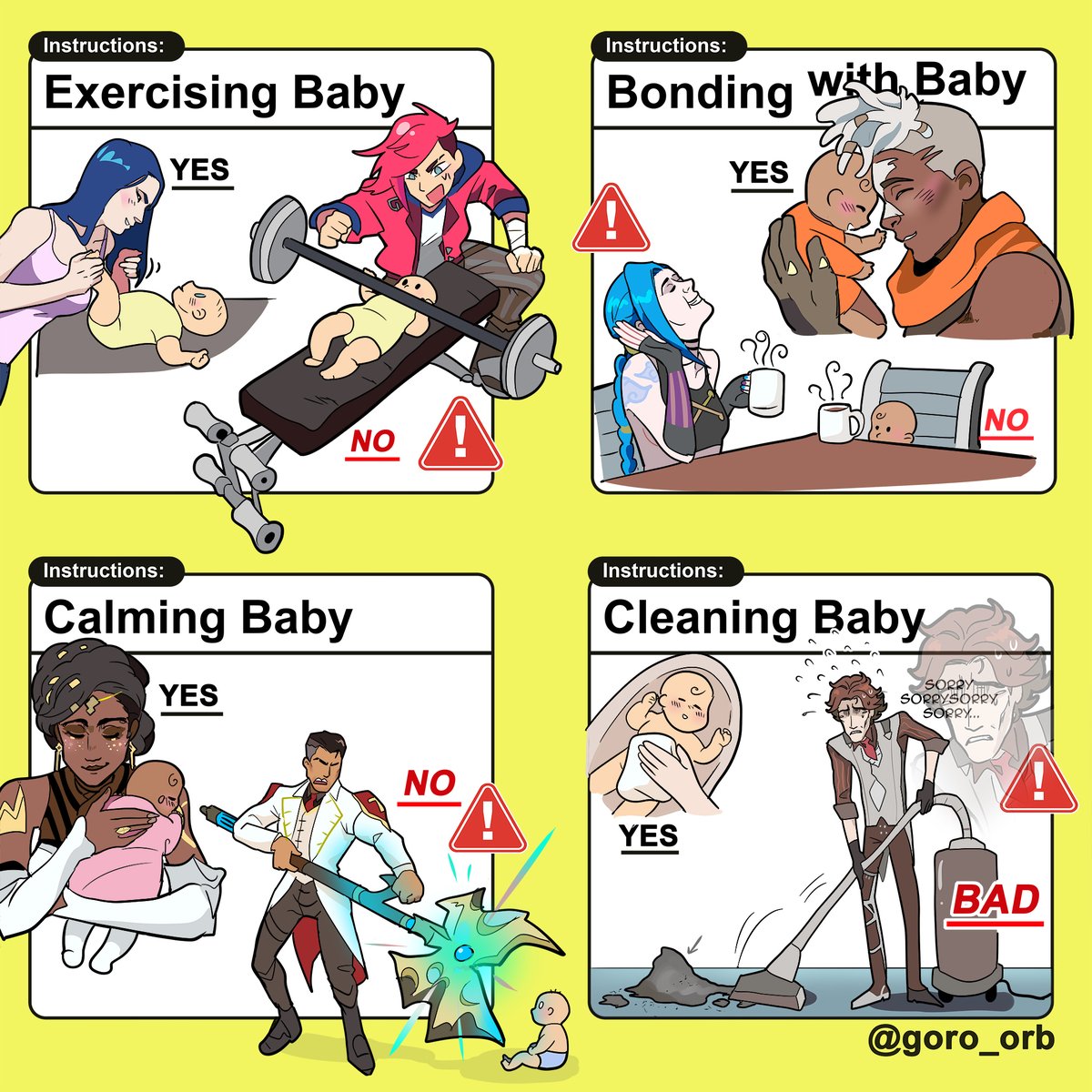 How to take care of baby (Arcane version)