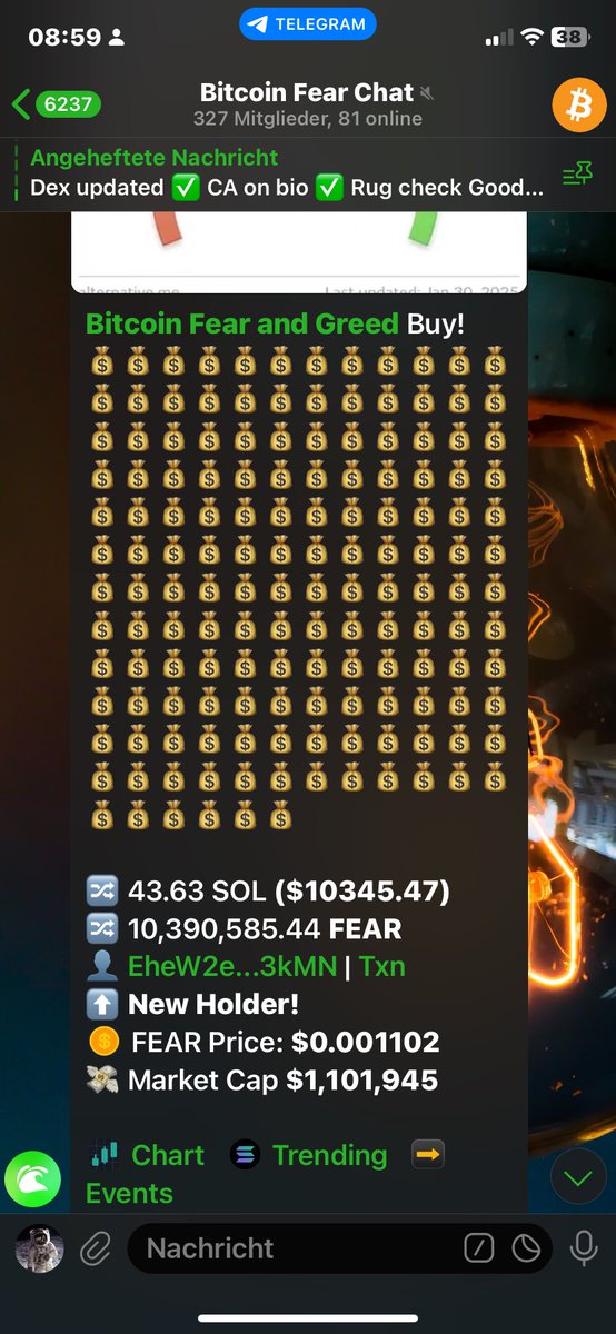 CryptoMike0815's tweet photo. @pattyice ๐ฅ $FEAR is Loading Up! ๐๐
Someone just dropped 10K โ they know whatโs coming! ๐๐ฅ
$FEAR hit $8M ATH beforeโฆ will you catch the next run? ๐
๐ CA: 9L9kmv6qNrjtZR85CHYppzv56UvvFQzmXiiYPxLJpump
#FearIsRising #SmartMoneyMoves #LFG
@Bitcoin @FearAndFreed @BitcoinFear https://t.co/13kvIUTZNf