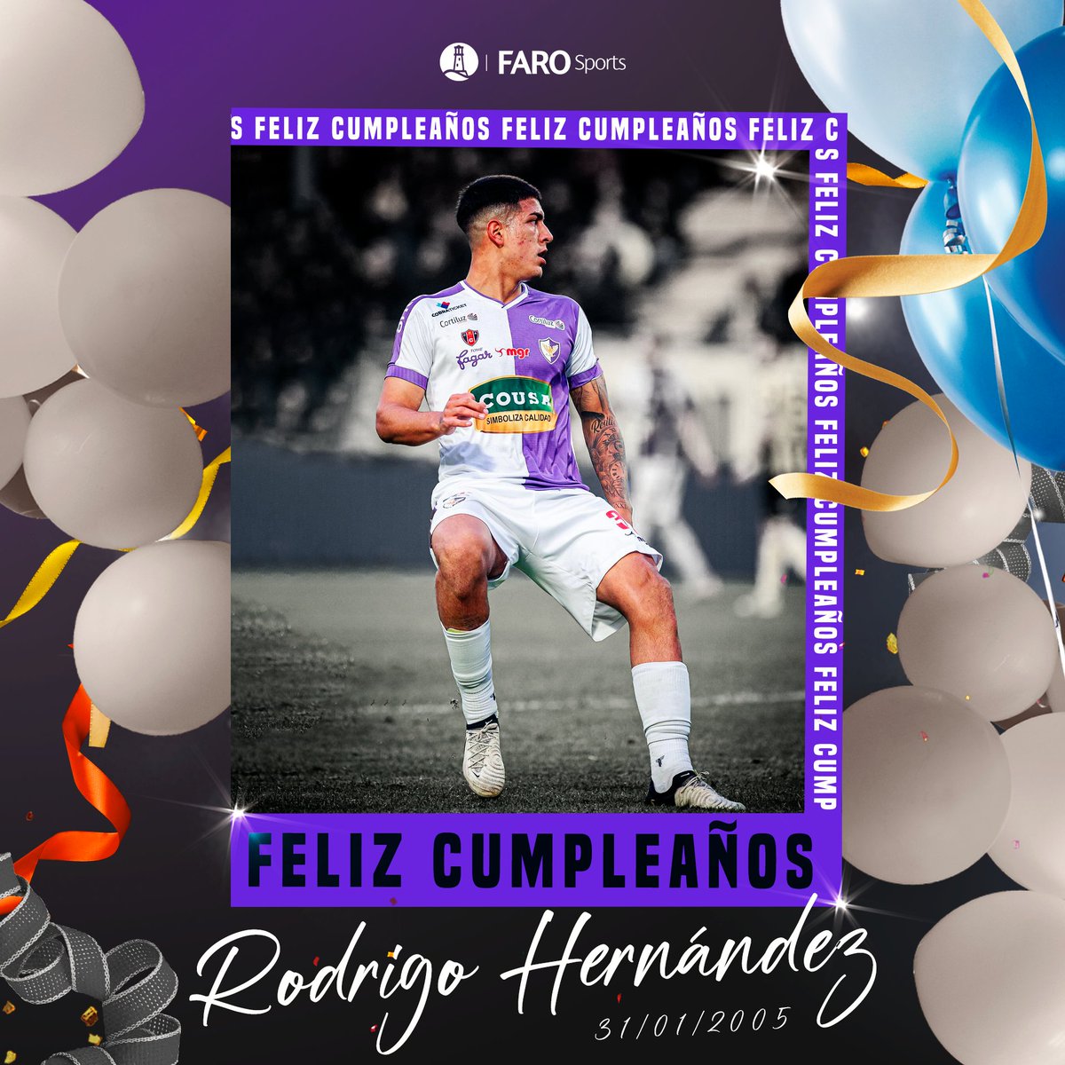¡En FARO SPORTS estamos de festejo!  

¡𝐅𝐄𝐋𝐈𝐙 𝐂𝐔𝐌𝐏𝐋𝐄𝐀𝐍̃𝐎𝐒 𝐑𝐨𝐝𝐫𝐢𝐠𝐨 𝐇𝐞𝐫𝐧𝐚́𝐧𝐝𝐞!  

Que este año te traiga más éxitos y sigas esforzándote para alcanzar tus sueños.      

Desde el equipo de <a href="/faro_sports/">FARO Sports ©</a> te deseamos un día lleno de alegrías y felicidad.