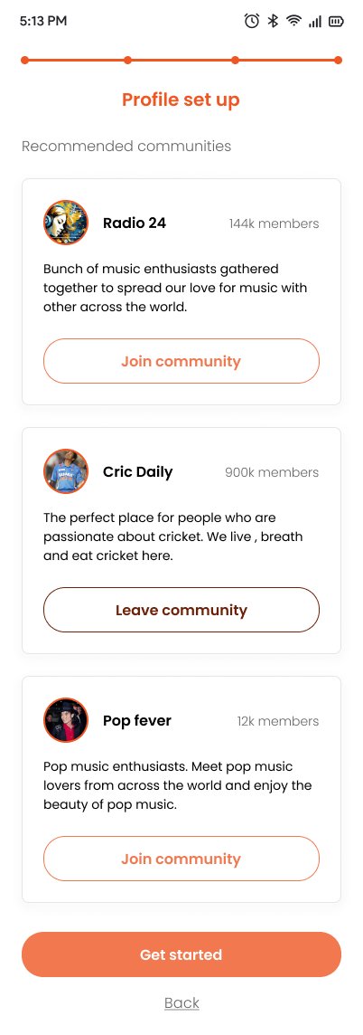 GamerXCoder's tweet image. Some screens of my Community events app #uidesign #UI #uiux