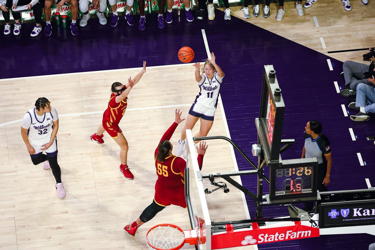 KStateWBB's tweet photo. All we’re saying is… @SportsCenter Top Ten 👀 https://t.co/i4ipT91X1G