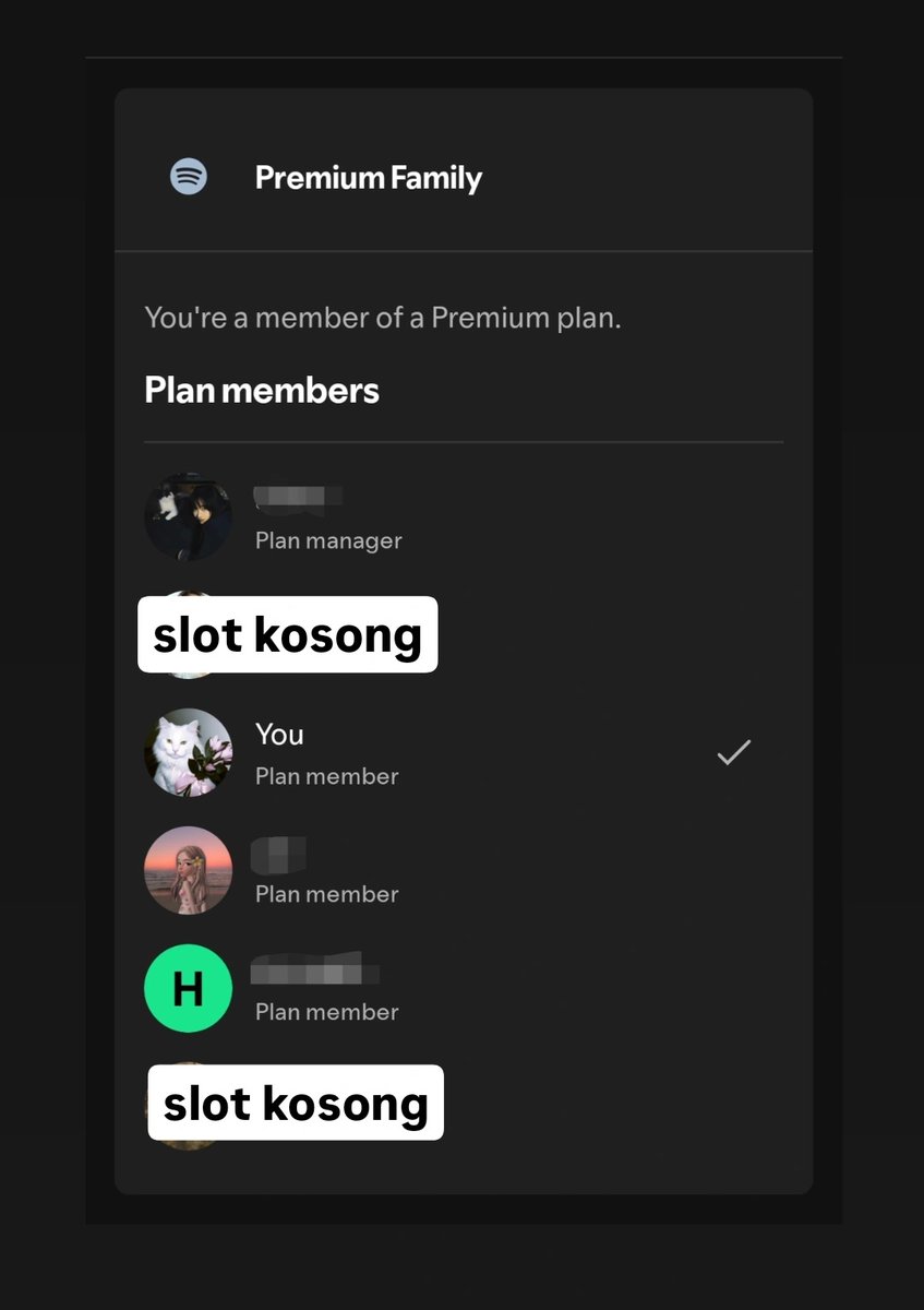 urjaehee's tweet photo. hiii aku opslot spotify famplan, butuh 2 orang lg nihhh, sebulan cm 16k ajaa, ini beli langsung di spoti nya ya guys

pinjem ht yaa #zonauang https://t.co/j6e4cjc1i0