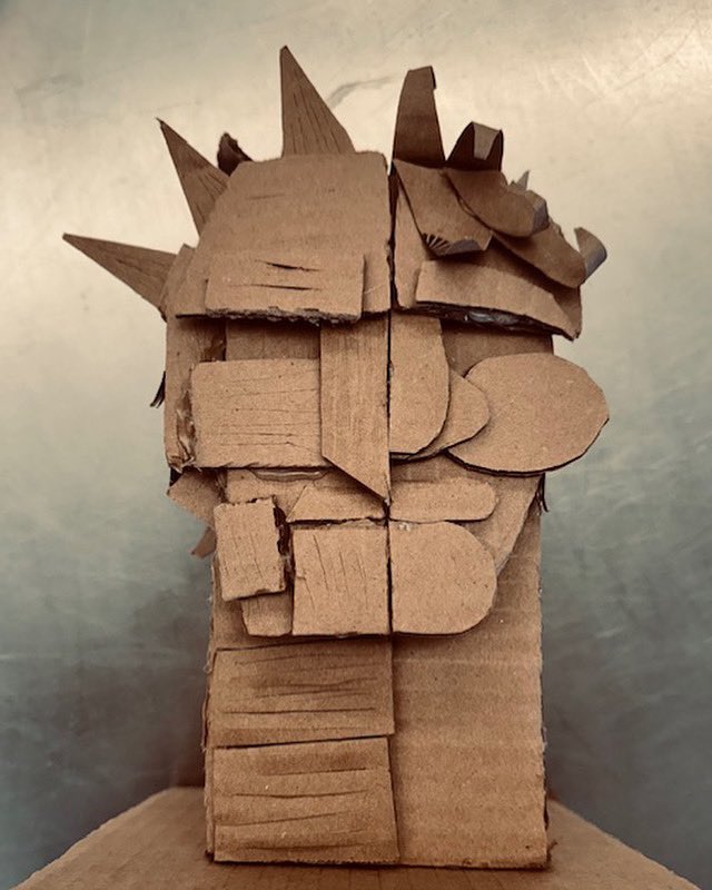 I would like to invite everyone to the Fresh Perspectives Exhibition. It opens on March 14, until May 25 at the Morris Museum. Over 500 pieces were submitted, but the judges selected only 50 for exhibition. Ramapo's Roman Buzabtian Untitled cardboard sculpture was selected!